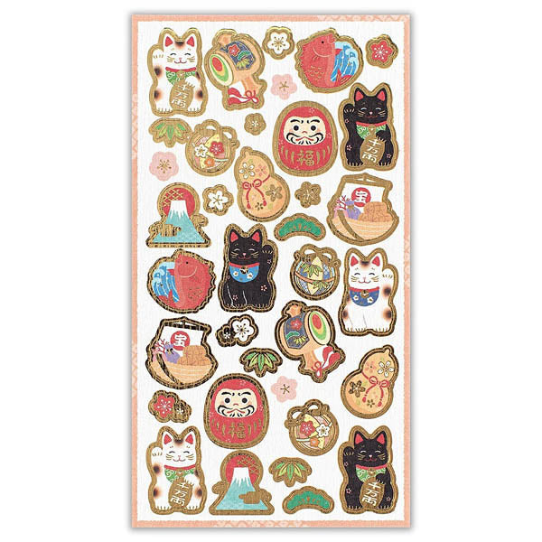 Stickers Seal Harmony - Chat Porte Bonheur | Moshi Moshi Paris Japan