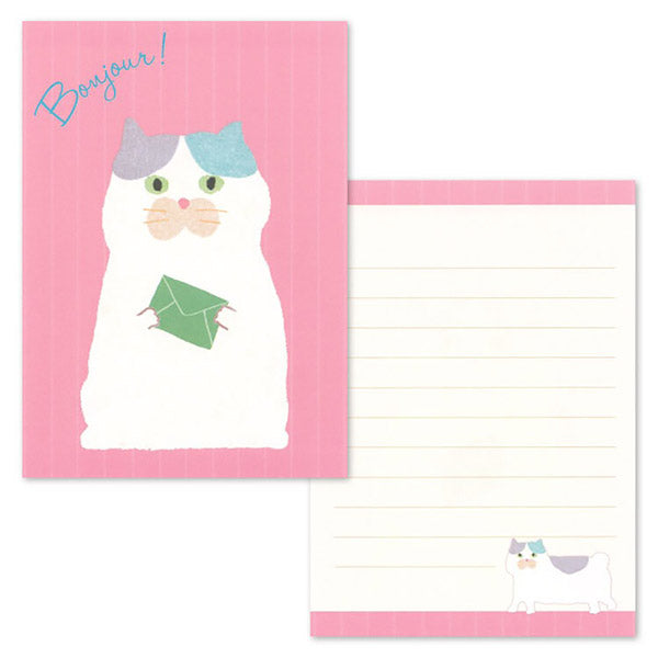 Papier Lettre & Enveloppe Chat - Kawaii | Moshi Moshi Paris Japon