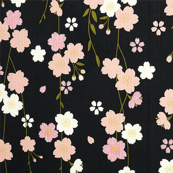 Furoshiki Cherry Blossom At Night - Emballage Cadeaux | Moshi Moshi 