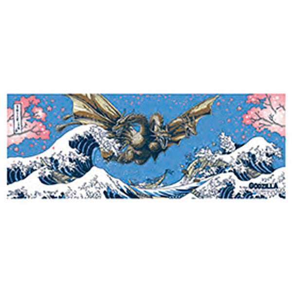 Tenugui Godzilla - Fugaku King Ghidorah | Moshi Moshi Paris
