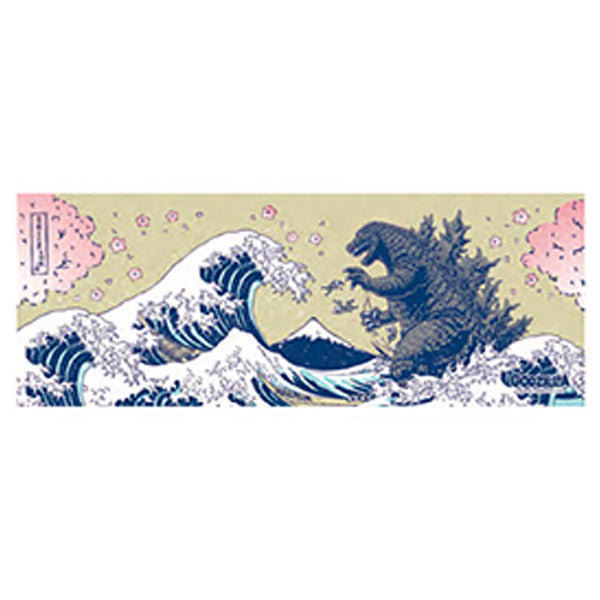 Tenugui Godzilla - Fugaku Cherry Blossom | Moshi Moshi Paris Japan