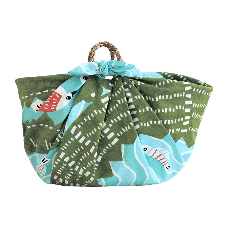 Furoshiki, tissu emballage cadeau, Kata Kata Crocodile | Moshi Moshi
