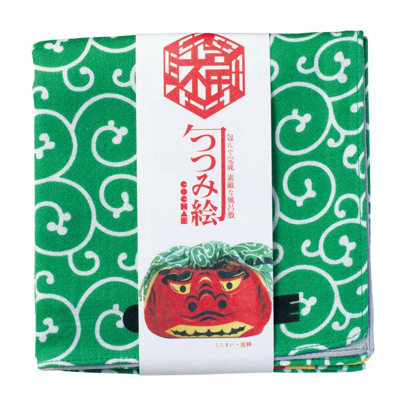 Furoshiki Cochae, tissu emballage Shishimai et le Voleur | Moshi Moshi