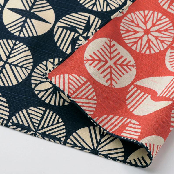 furoshiki réversible pin bleu - Tissu Japonais | Moshi Moshi
