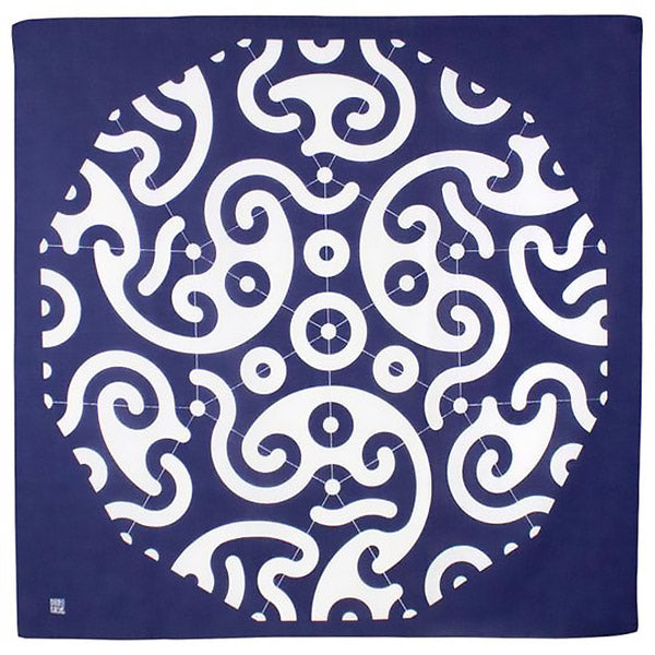 Furoshiki PPP Karakusa Bleu - Japan | Moshi Moshi Paris