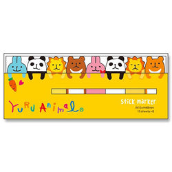 Marque page Sticker Kawaii - Animal | Moshi Moshi Papeterie Japonaise