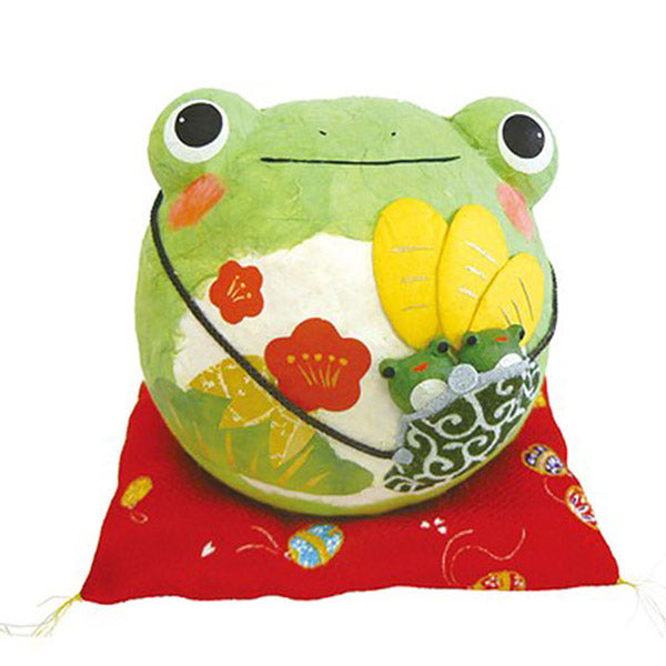  Figurine Grenouille Fortune XL - Kawaii Papier Maché | Moshi Moshi Paris