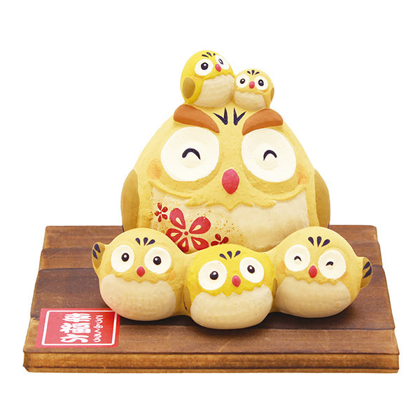 Figurine Honobon Happiness - Hiboux | Moshi Moshi Paris Japan