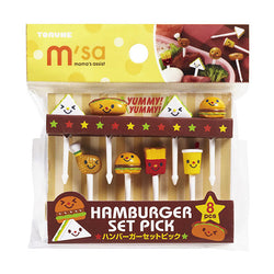 Pique Set Hamburger - Bento Box | Moshi Moshi Paris Japan