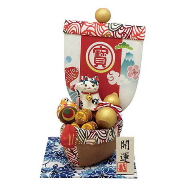 Figurine Chat Porte Bonheur - Treasure Boat | Moshi Moshi Paris