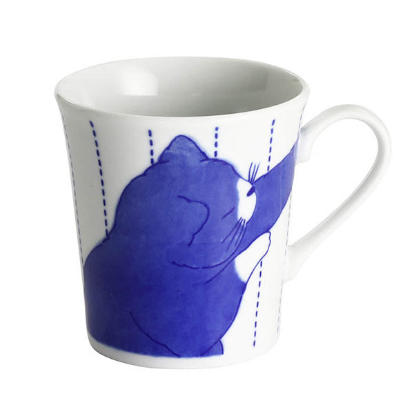 Tasse Nakayoshi Chat Blanc - Porcelaine Japonaise | Moshi Moshi Paris