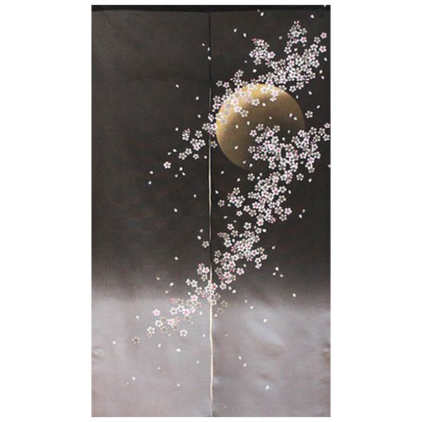 Noren Moon Viewing Sakura - Déco Japonaise | Moshi Moshi Paris