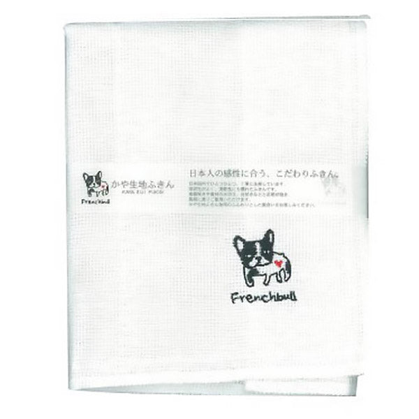 Torchon Japonais Absorbant - Bulldog | Moshi Moshi Boutique Paris