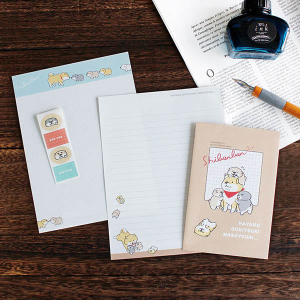 Papier Lettre & Enveloppe - Happy Family | Moshi Moshi Paris Japon
