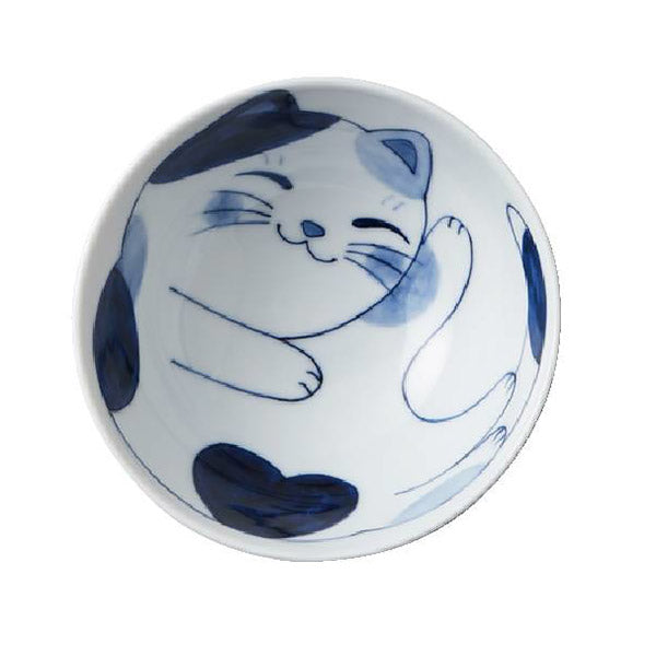 Bol Chat Smile - Porcelaine Japonaise | Moshi Moshi Paris