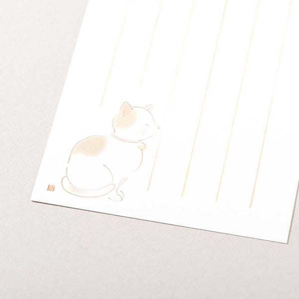 Mini Carnet Papier Lettre Fumi - Little Cat | Moshi Moshi Paris