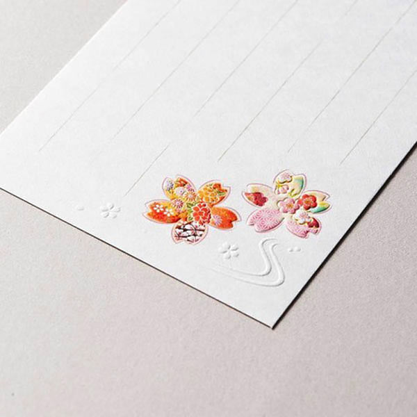 Papier Lettre & Enveloppe Ippitsusen - Sakura | Moshi Moshi Paris