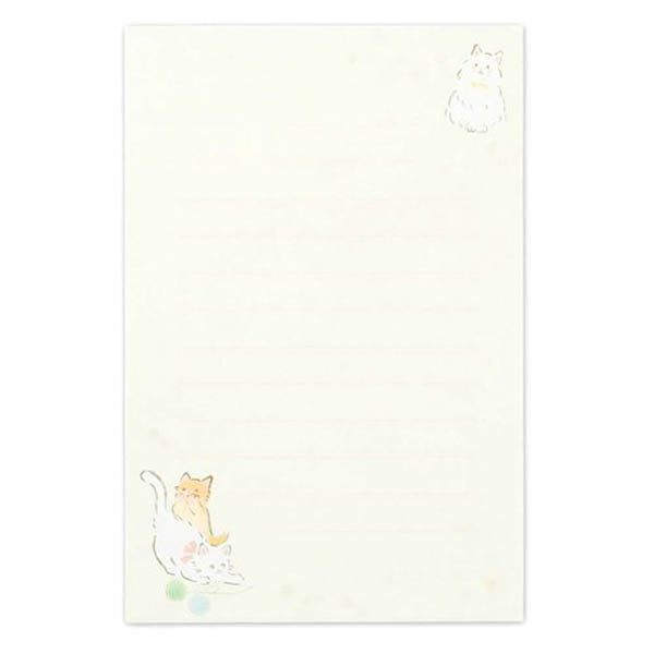 Carnet Papier Lettre Chat - Japan | Moshi Moshi Papeterie Paris