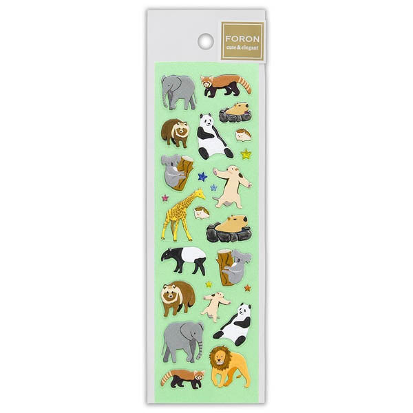 Stickers Seal Animal - Made in Japan | Moshi Moshi Papeterie Paris