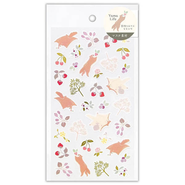 Stickers Mountain Life - Papier Washi | Moshi Moshi Paris Japan
