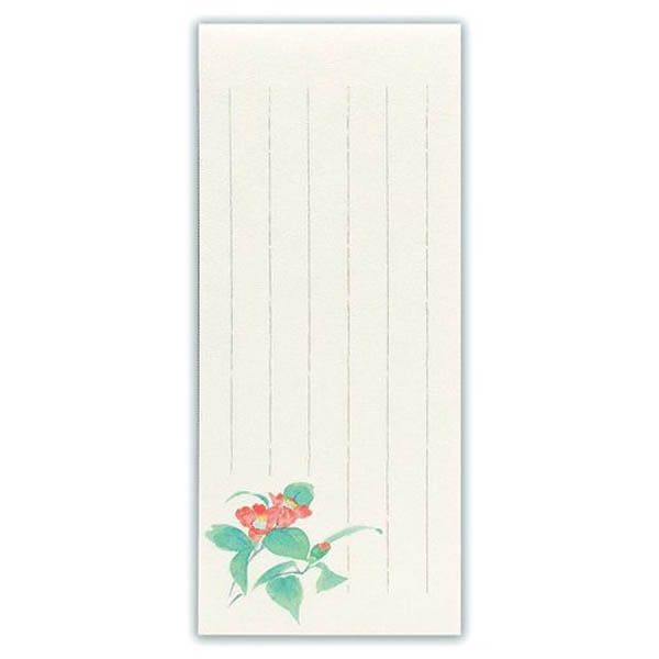 Papier Lettre Ippitsusen - Camélia | Moshi Moshi Papeterie Japonaise