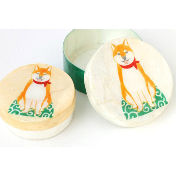 Boite Shiba Inu - Nacre Capiz | Moshi Moshi Paris Boutique