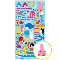 Stickers Yuru Animal - Océan | Moshi Moshi Papeterie Japonaise
