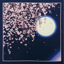 Furoshiki Sakura Moon - Emballage Ecologique | Moshi Moshi Paris