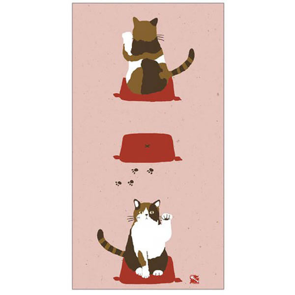 Enveloppe Japonaise - Chat Rest | Moshi Moshi Papeterie Kawaii