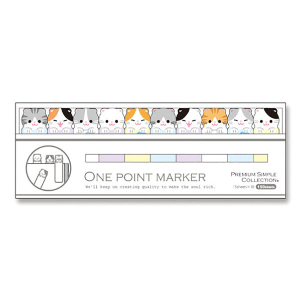 Marque page Sticker Chat - Papeterie Japonaise Kawaii | Moshi Moshi