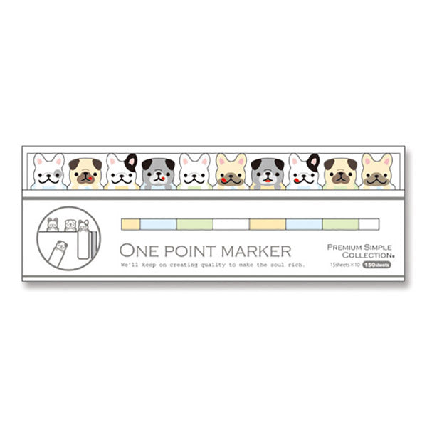 Marque page Stickers Bulldog - Kawaii | Moshi Moshi Paris Papeterie Japonaise