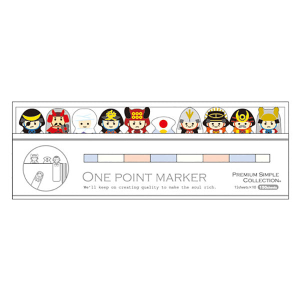 Marque page Sticker Samouraï - Japan | Moshi Moshi Paris