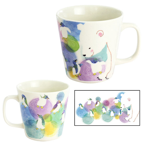 Tasse Kawaii - Pingouin & Ours Polaire | Moshi Moshi Paris Japan