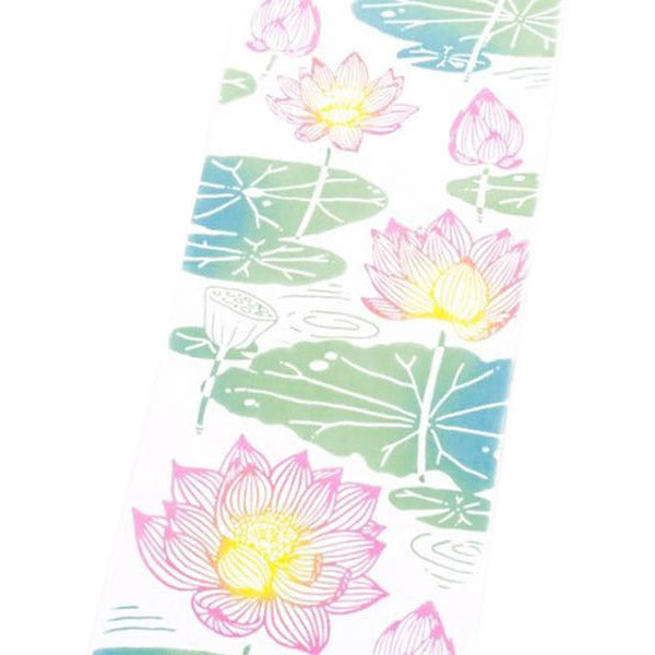Tenugui Lotus - Déco Japonaise | Moshi Moshi Boutique Paris