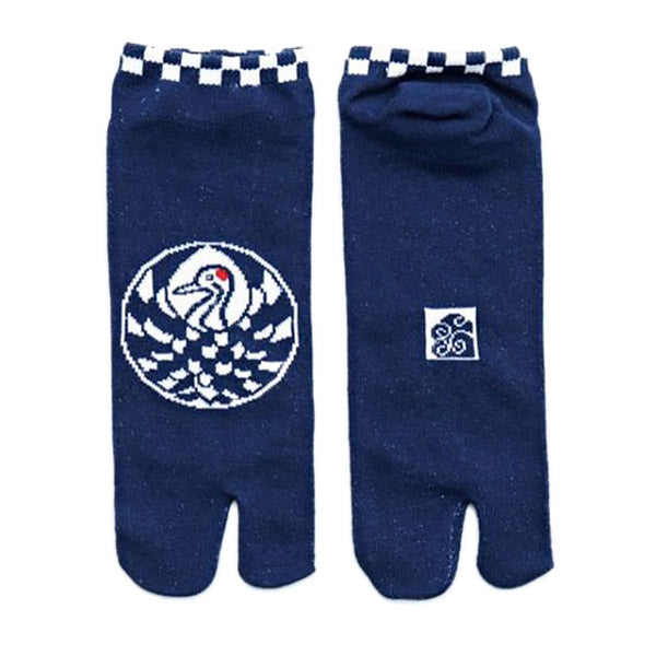 Chaussette Tabi Grue - Made in Japan | Moshi Moshi Paris