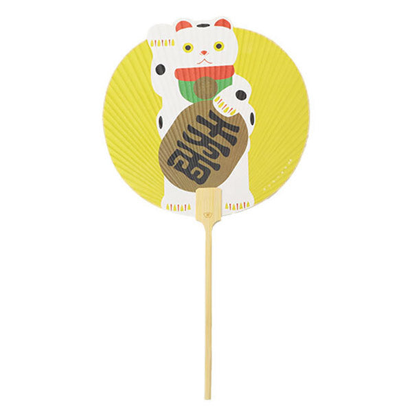 Eventail Japonais - Chat Maneki Neko | Moshi Moshi Boutique Paris