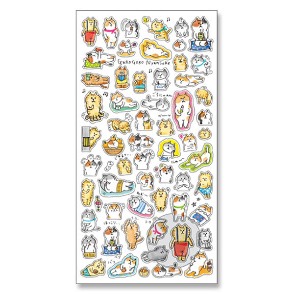 Stickers Chat Kawaii - Goro Japan | Moshi Moshi Paris