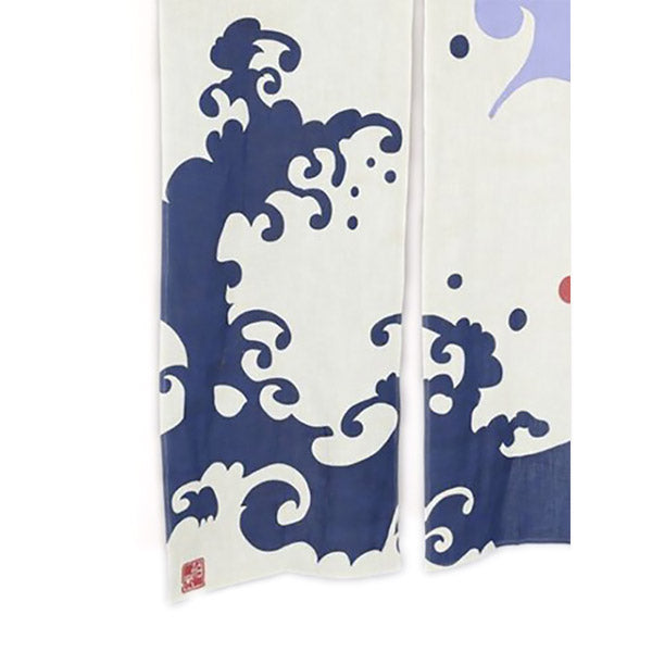 Noren Vague Ivoire - Rideau Japonais | Moshi Moshi Paris