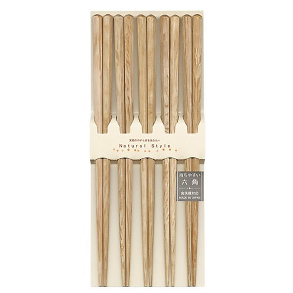 Coffret Baguettes Japonaises Issei - Bois Naturel | Moshi Moshi Paris