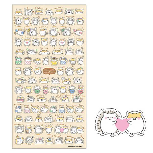 Stickers Hamster - Puchi Puchi | Moshi Moshi Papeterie Japonaise
