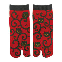 Chaussette Tabi - Chat Arabesque | Moshi Moshi Paris Japan