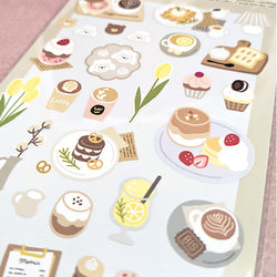 Stickers Foodies - Natural Café | Moshi Moshi Paris Japan