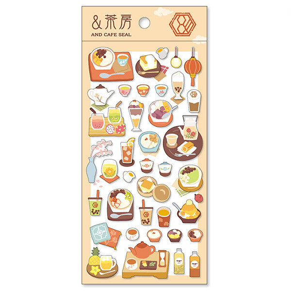 Stickers Foodies - Tea Time | Moshi Moshi Papeterie Japonaise