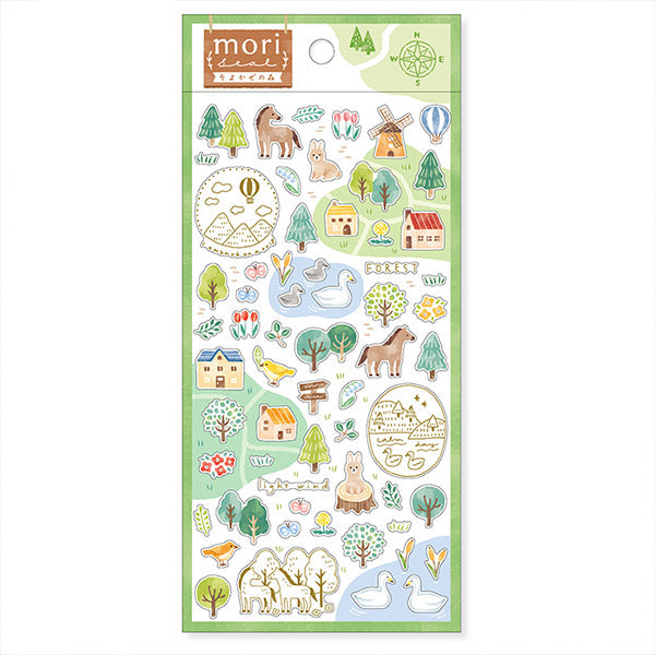 Stickers Forest - Kawaii | Moshi Moshi Papeterie Japonaise 