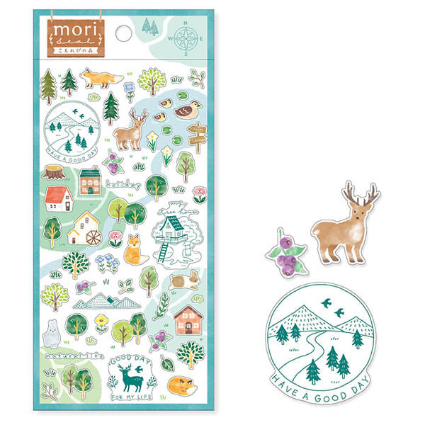 Stickers Forest Sunline - Kawaii | Moshi Moshi Paris Japon