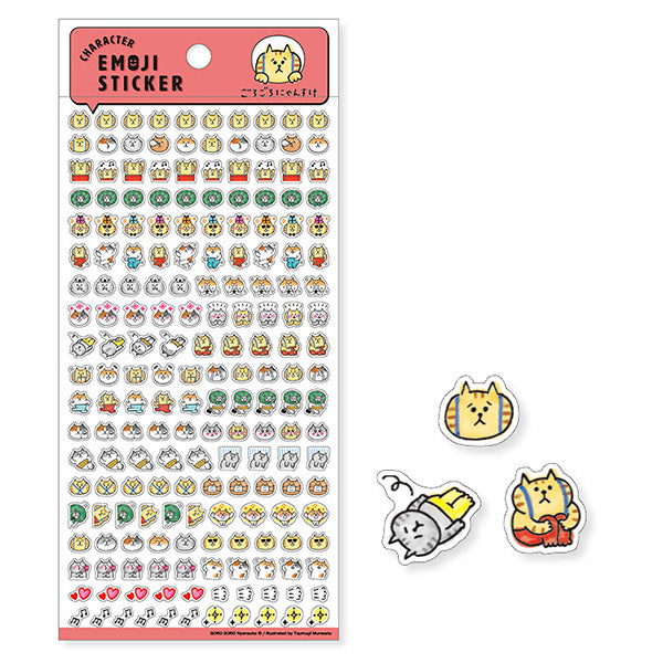 Stickers Emoji Chat - Goro Goro | Moshi Moshi Paris Japon