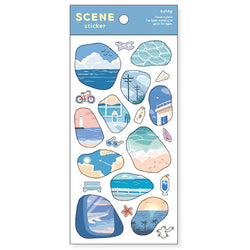 Stickers Scène - Sunny | Moshi Moshi Papeterie Japonaise