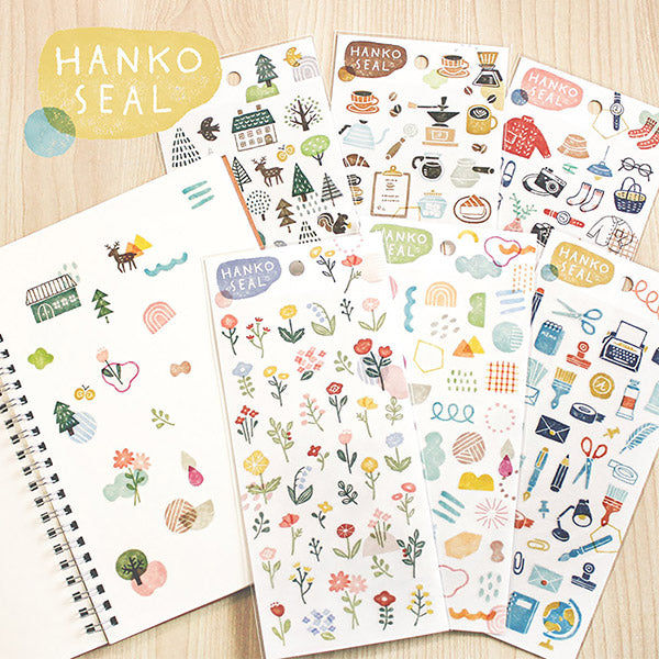 Stickers Hanko Mori - Forest | Moshi Moshi Paris Japan
