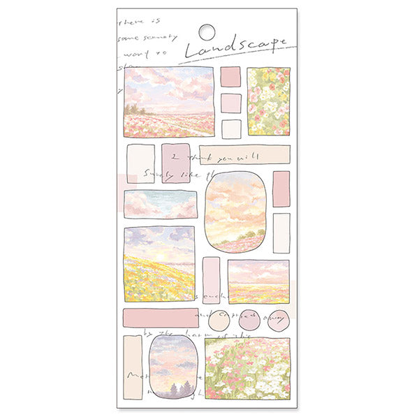 Stickers Landscape Akane - Papeterie Japonaise | Moshi Moshi Paris