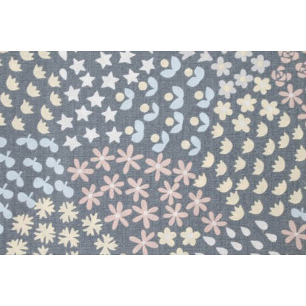 Tissu Japonais Kukka - Jardin Fleuri | Moshi Moshi Paris 